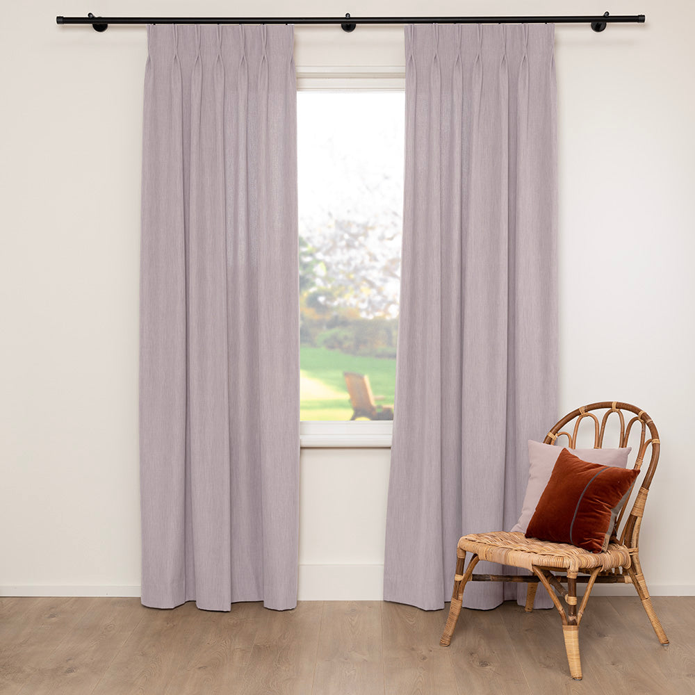 ROOM99 Aura gordijn met plooiband, 140 x 300 cm breedte x hoogte, verduistering, schuifgordijnen, decoratief, modern gordijn, woonkamer, slaapkamer ROOM99 Aura gordijn met plooiband, 140 x 300 cm breedte x hoogte, verduistering, schuifgordijnen, decoratief, modern gordijn, woonkamer, slaapkamer