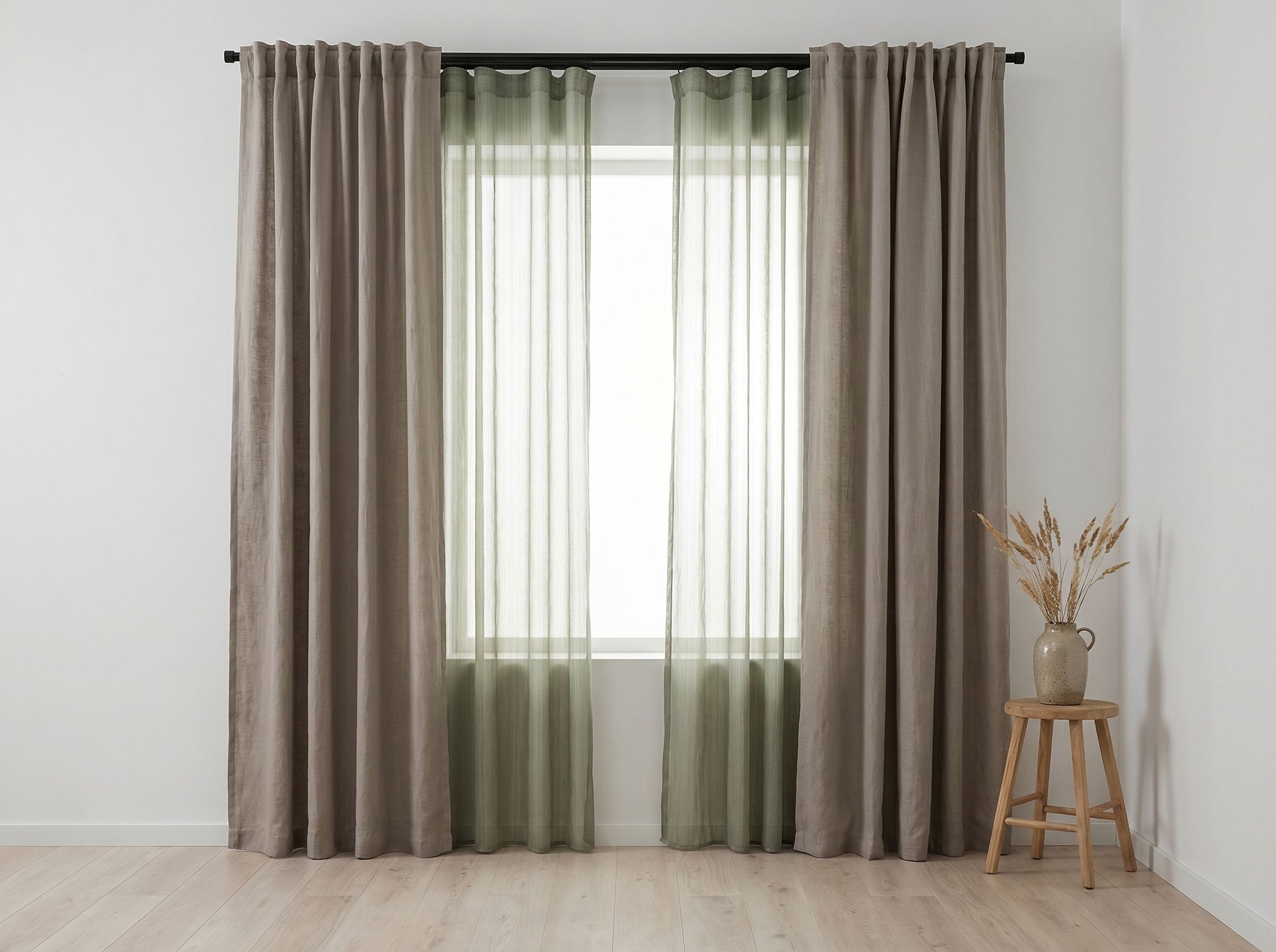 Lichtdoorlatende gordijnen voor de slaapkamer