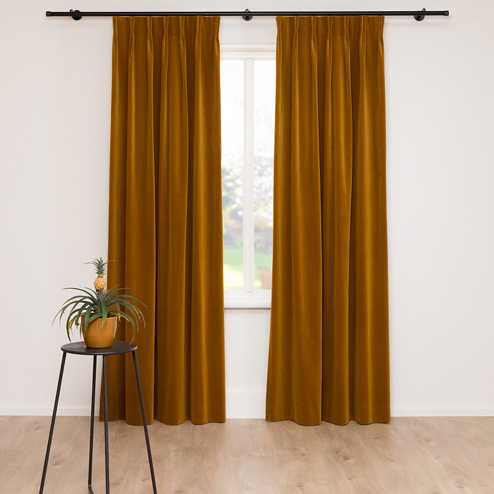 Gordijn Royal - Mosterd Geel