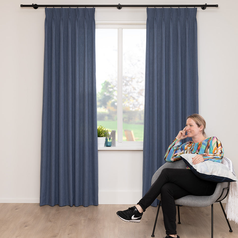 Gordijn Multi - Denim Blauw