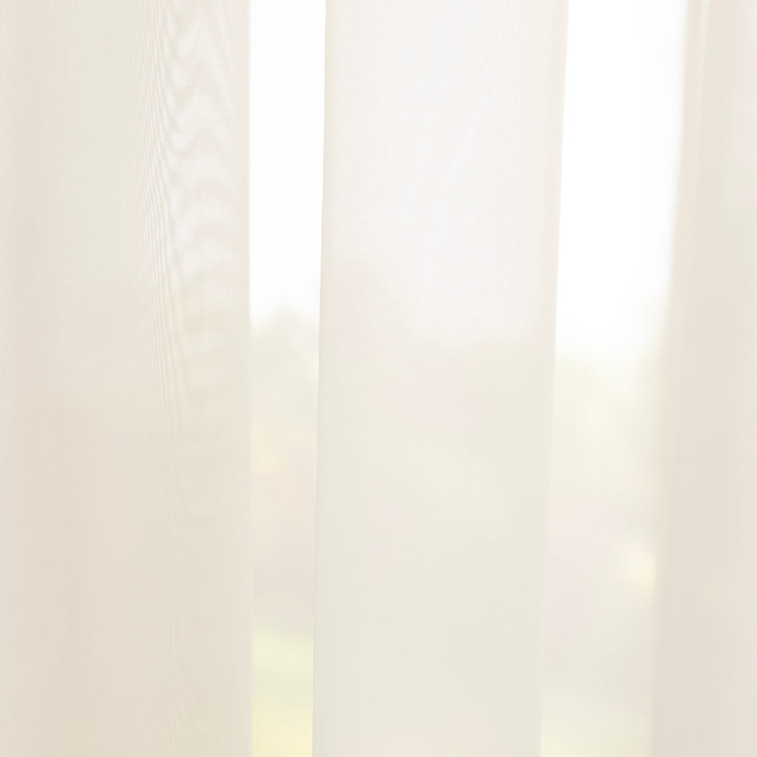 Gordijn Voile Ecru 150 x 315 cm | Kant & Klaar