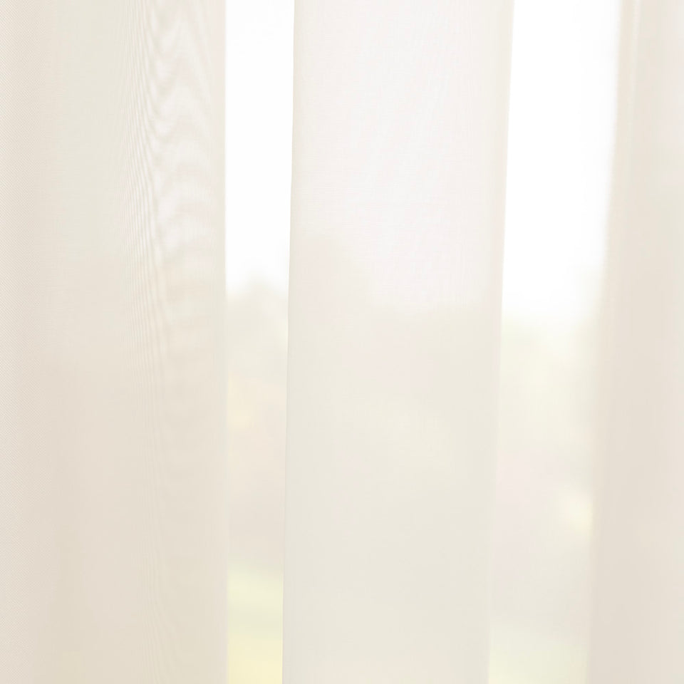 Gordijn Voile Ecru 150 x 315 cm | Kant & Klaar