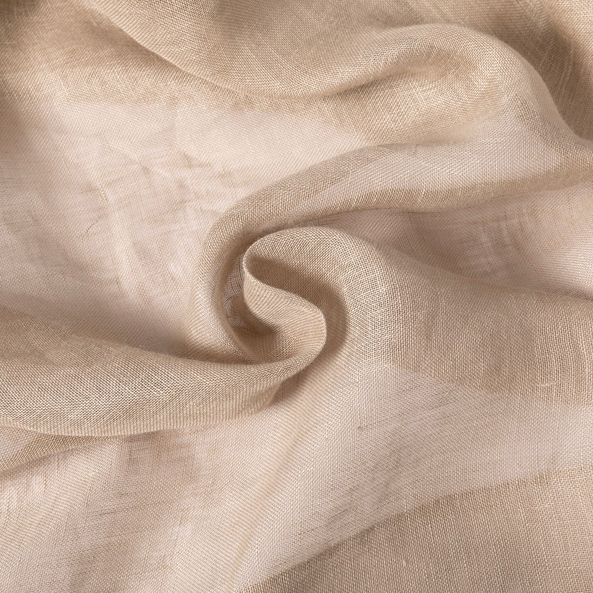 Gordijn Flax - Taupe - 100% linnen