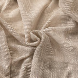 Koffiebruin Transparant Gordijn - 541 x 259,5 cm - Wave 8 cm | Pre-Loved