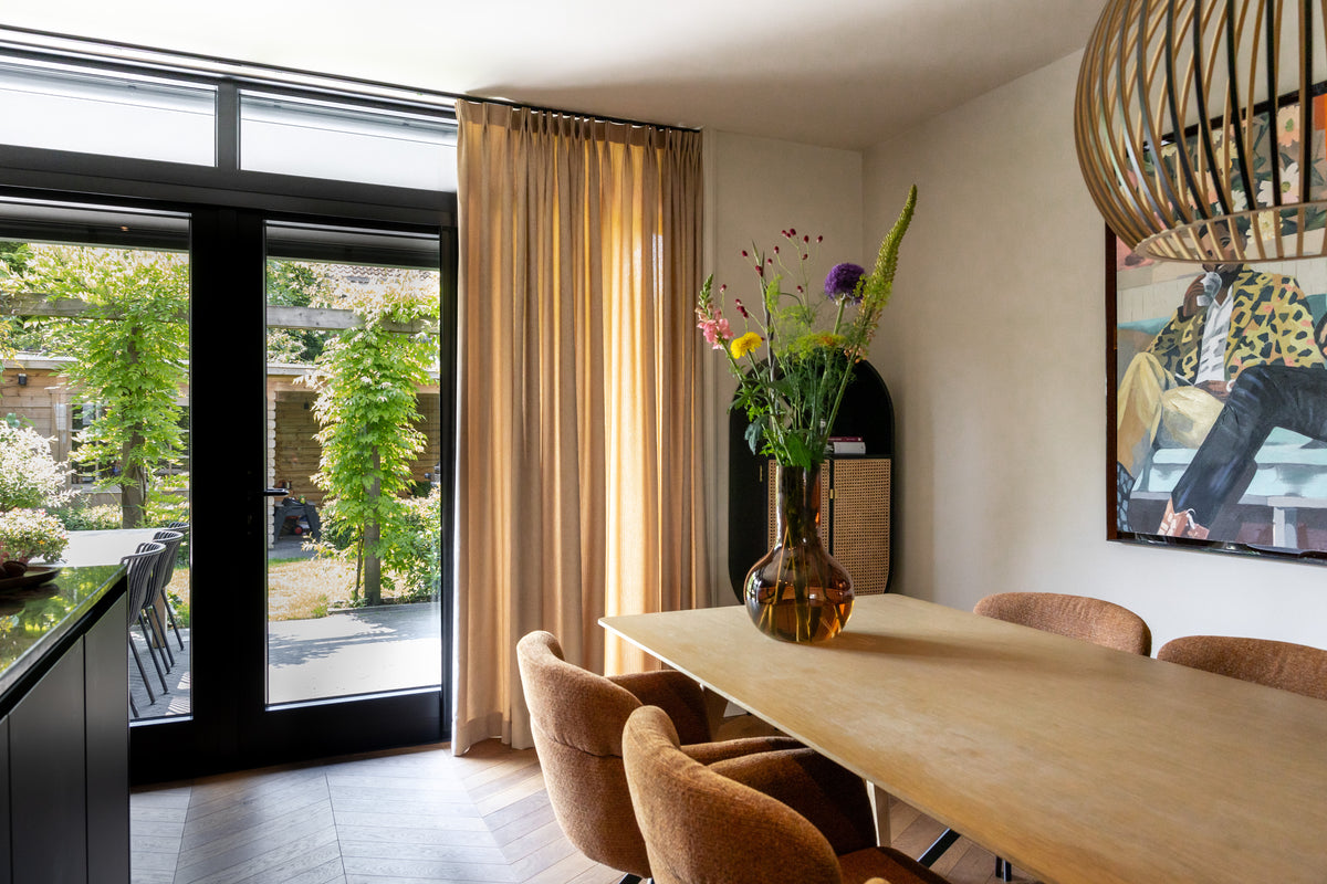 Gordijn Style - Zand in huiskamer