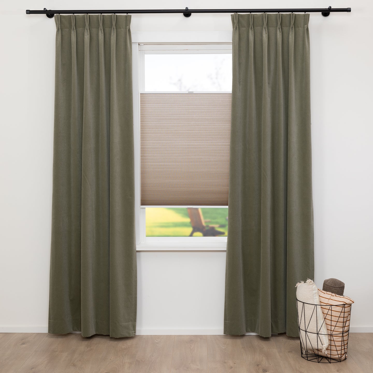 Honingraat Plisségordijn Matie - Linnen