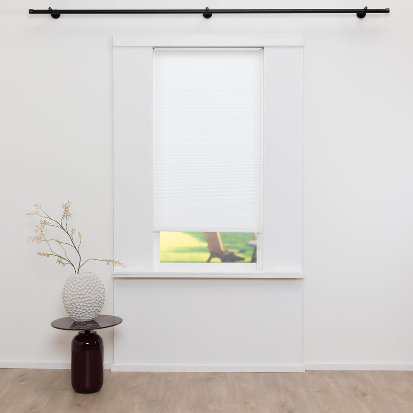 Honingraat Plisségordijn Melia - Off White