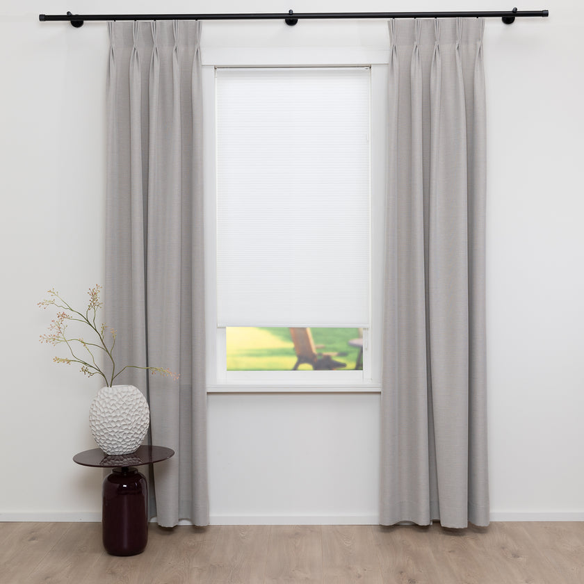 Honingraat Plisségordijn Melia - Off White