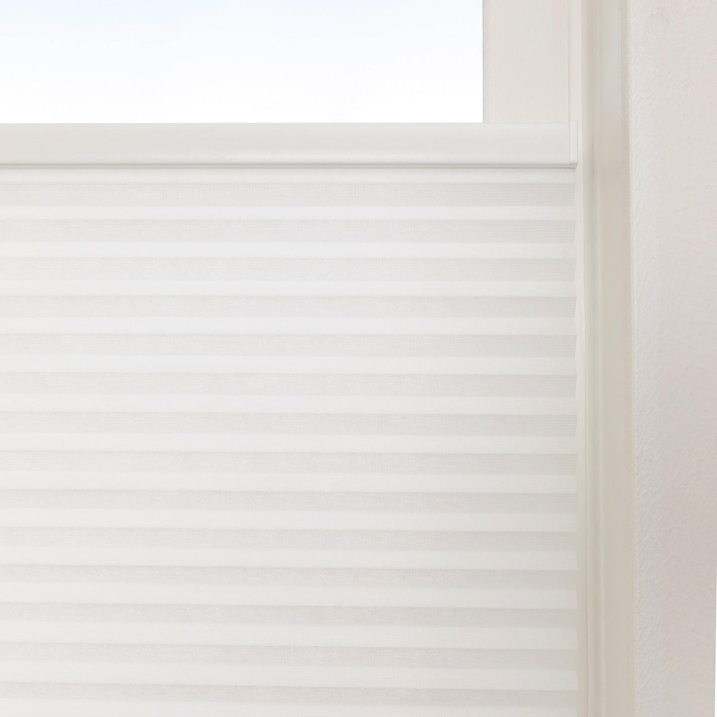 Honingraat Plisségordijn Melia - Off White