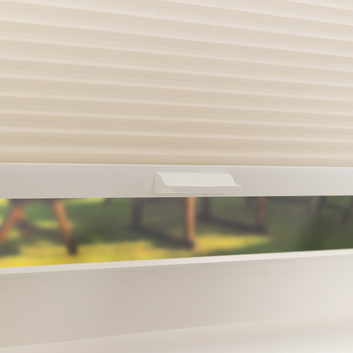 Honingraat Plisségordijn Melia - Champagne