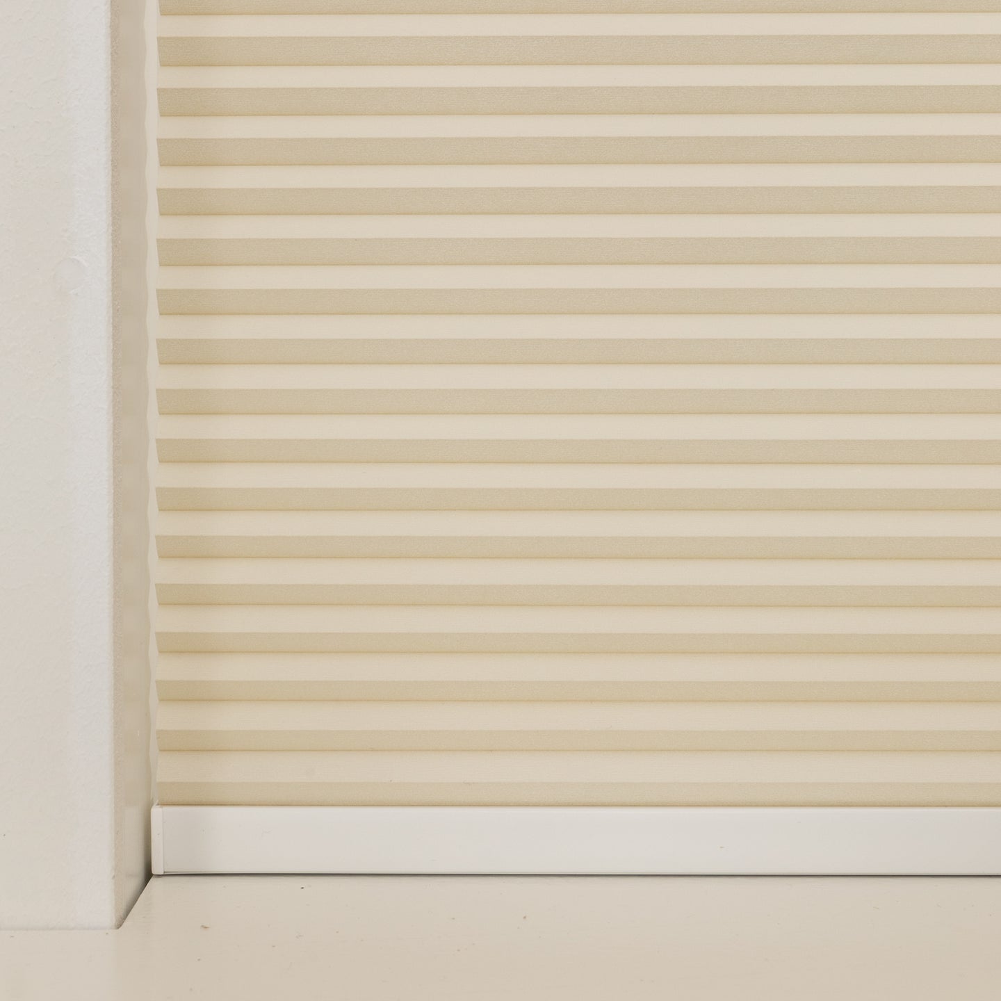 Honingraat Plisségordijn Melia - Champagne