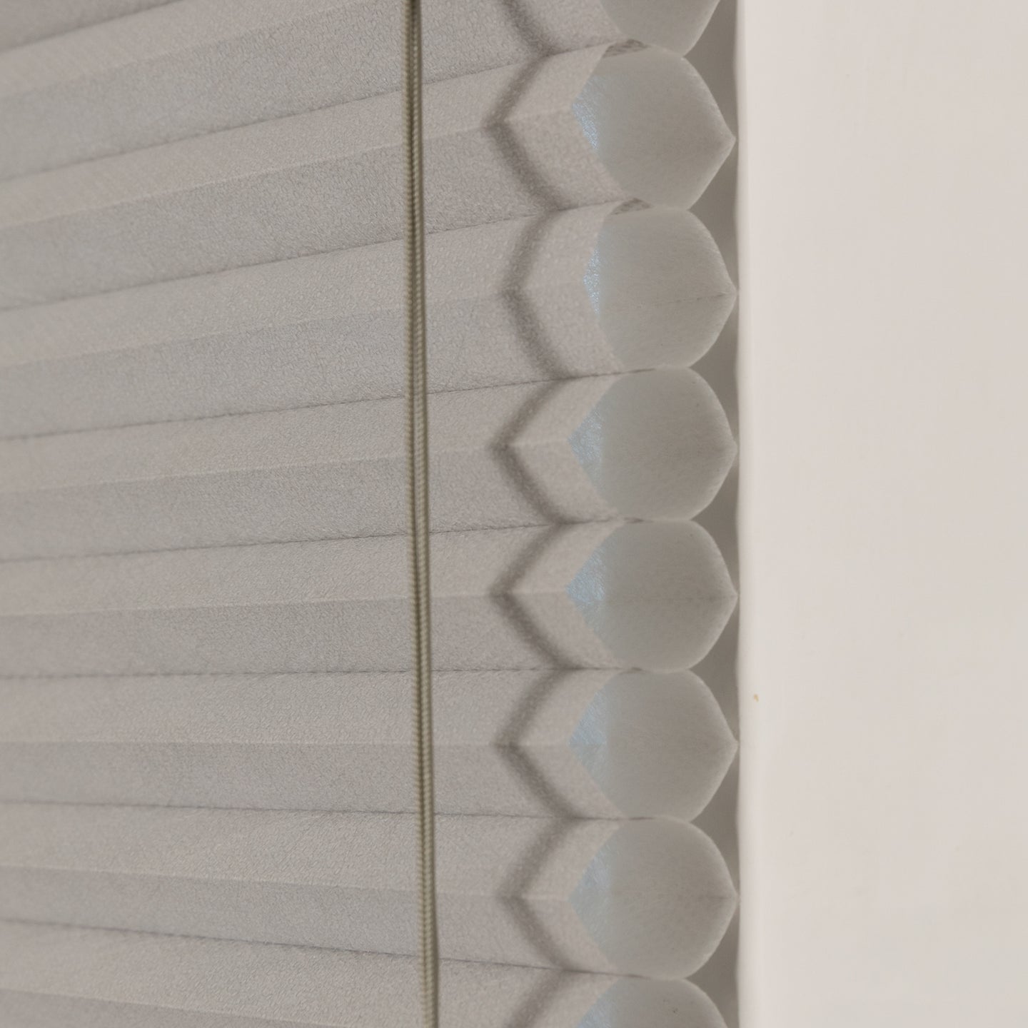 Honingraat Plisségordijn - Melia - Licht Grijs