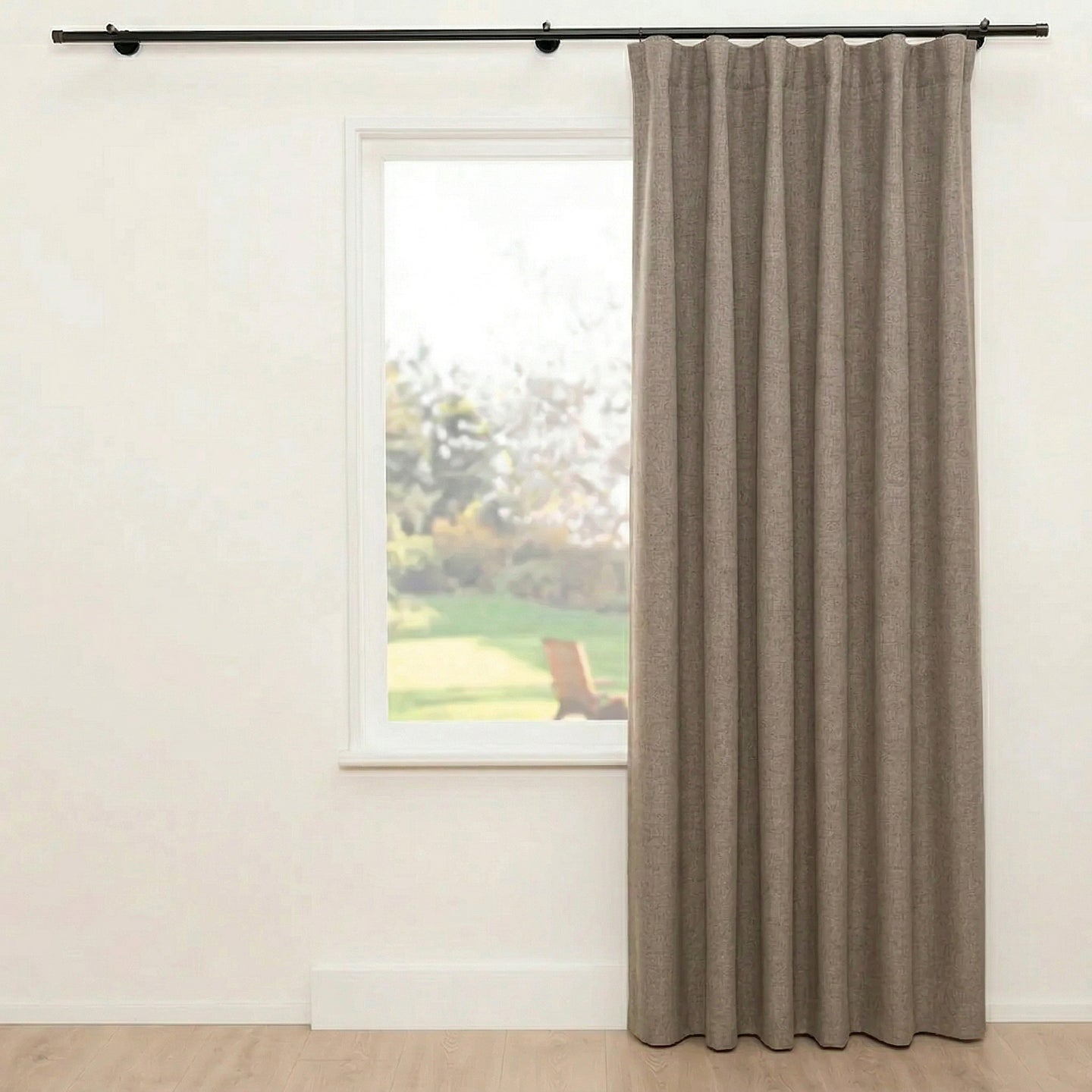 Gordijn Mona Donker Taupe 150 x 295 cm | Kant & Klaar