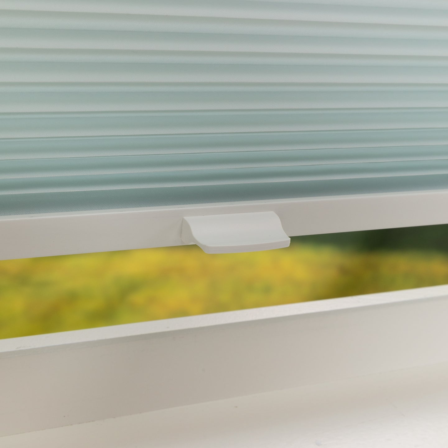 Plisségordijn Pera - Ijsblauw