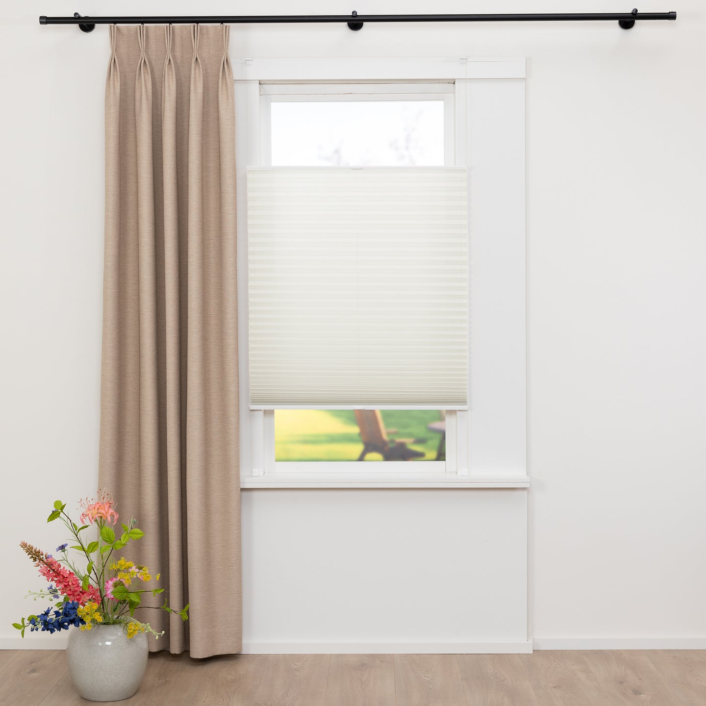 Plisségordijn Plio - Ecru