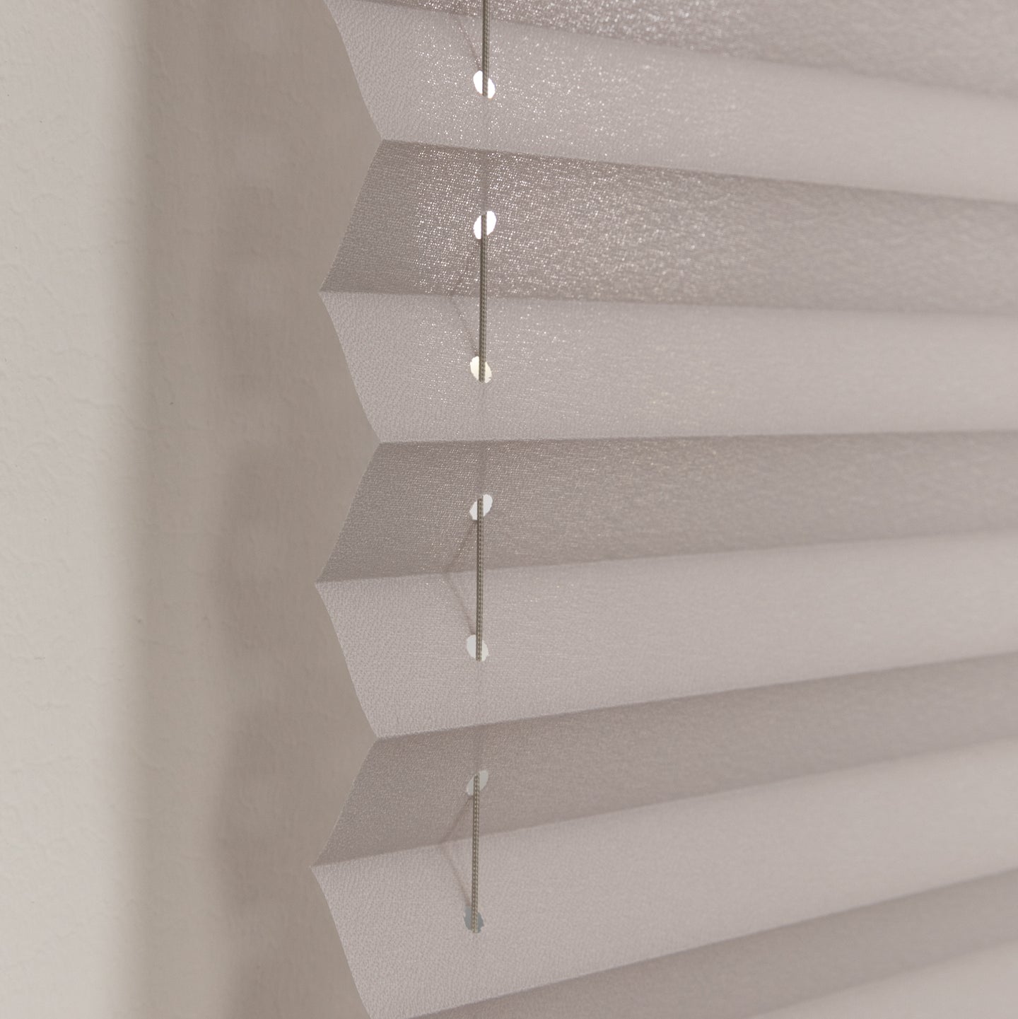 Plisségordijn Plio - Lichtgrijs