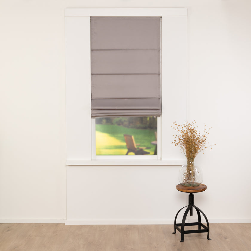Vouwgordijn Shine FR - Donker Taupe