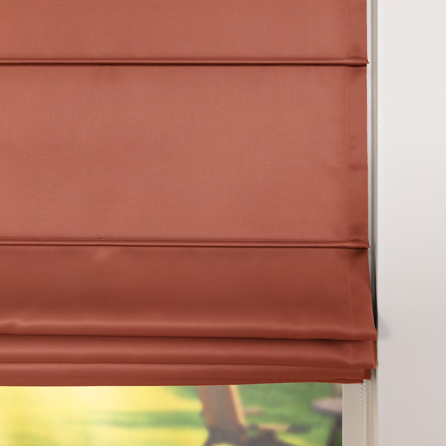 Vouwgordijn Shine FR - Terracotta