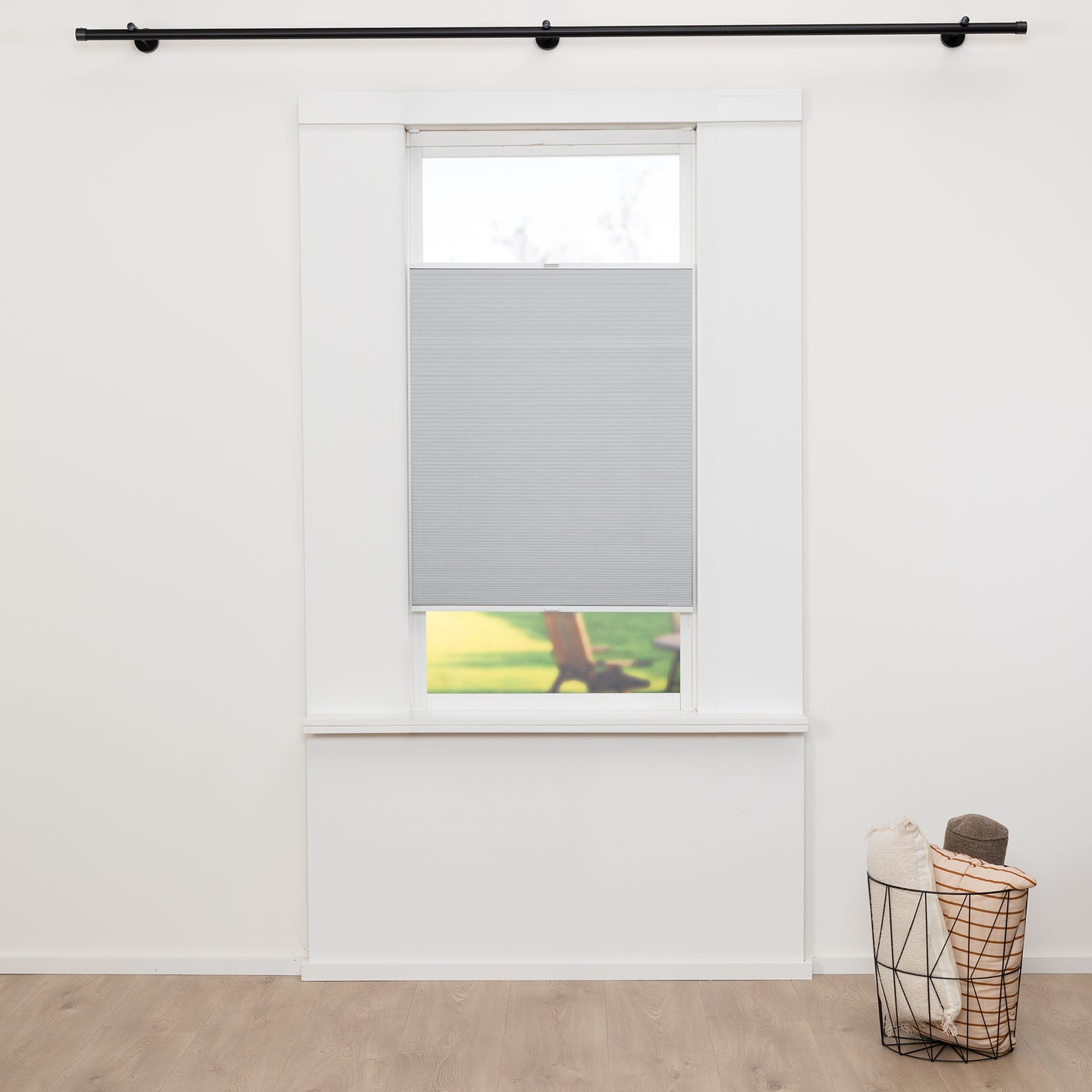 Honingraat Plisségordijn Vita - Off White