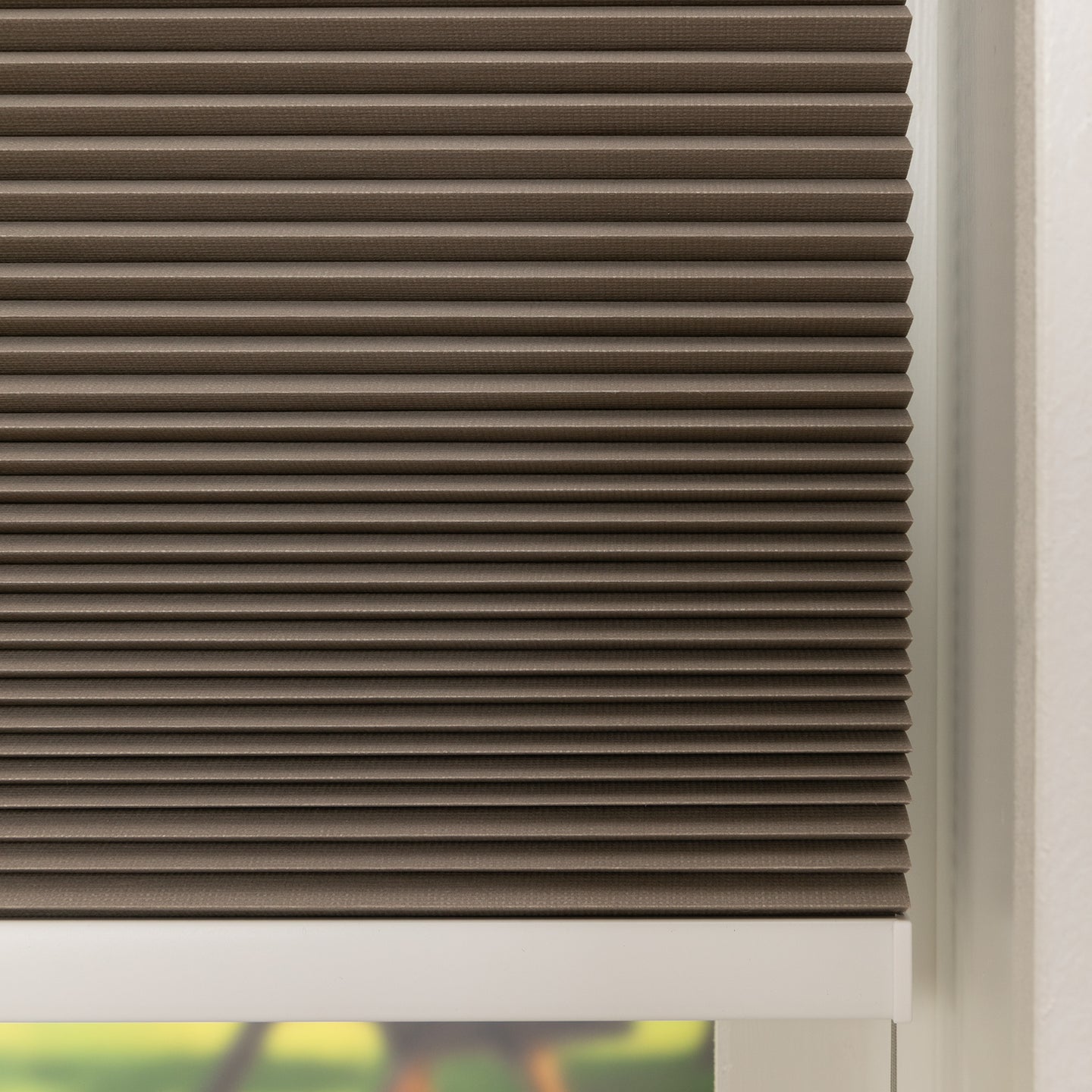 Honingraat Plisségordijn Vita - Taupe