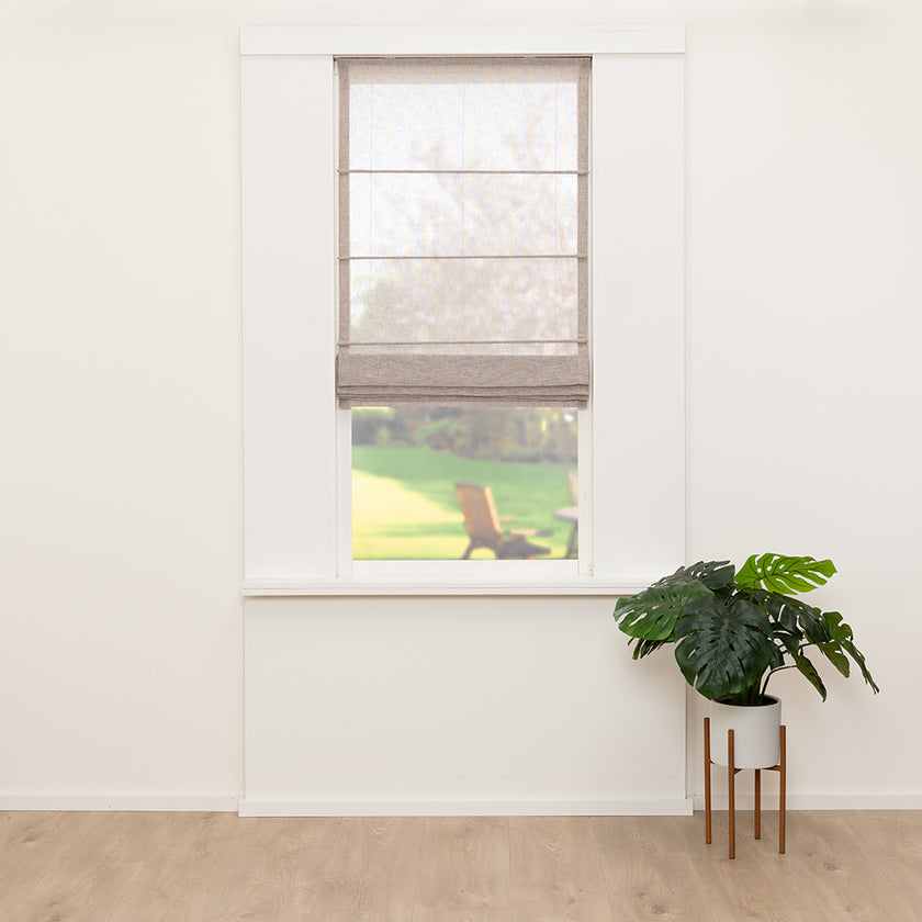 Vouwgordijn Cloud - Lichtbruin