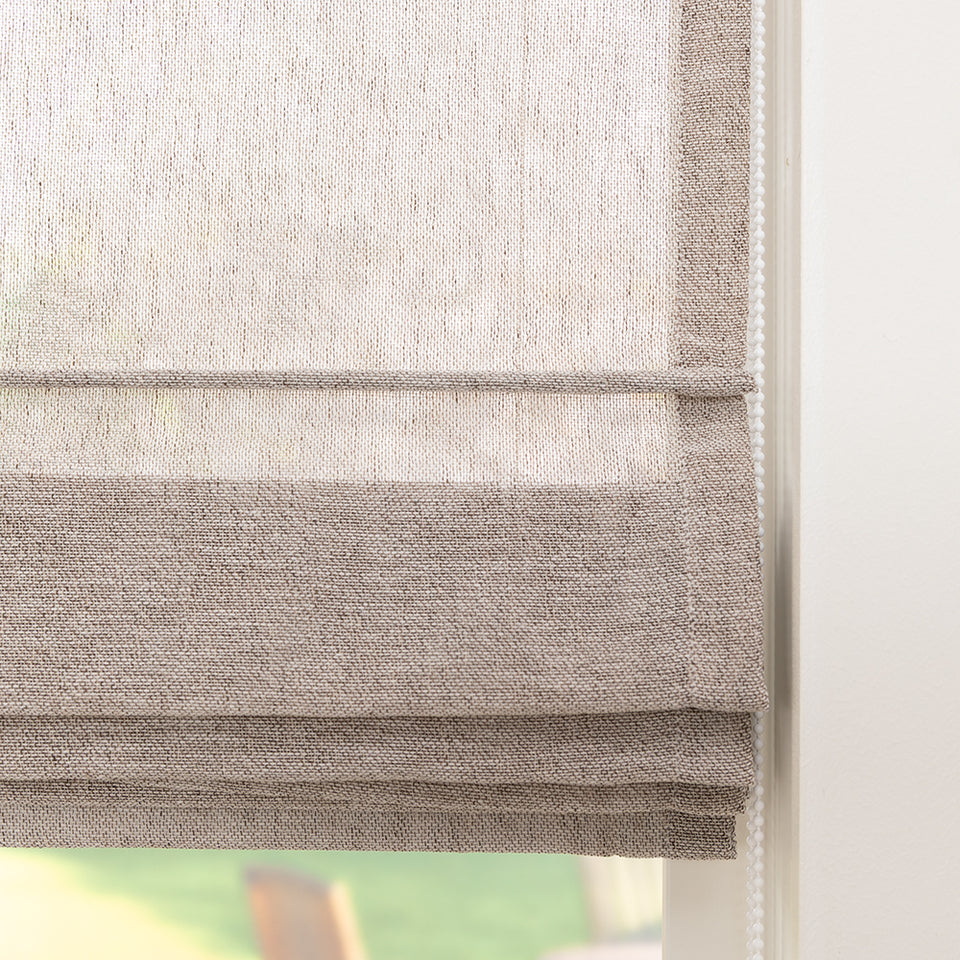 Vouwgordijn Cloud - Lichtbruin