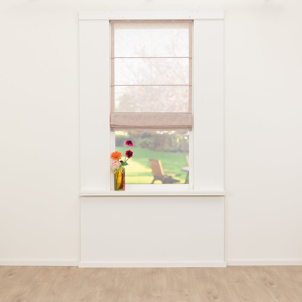 Vouwgordijn Cloud - Nude