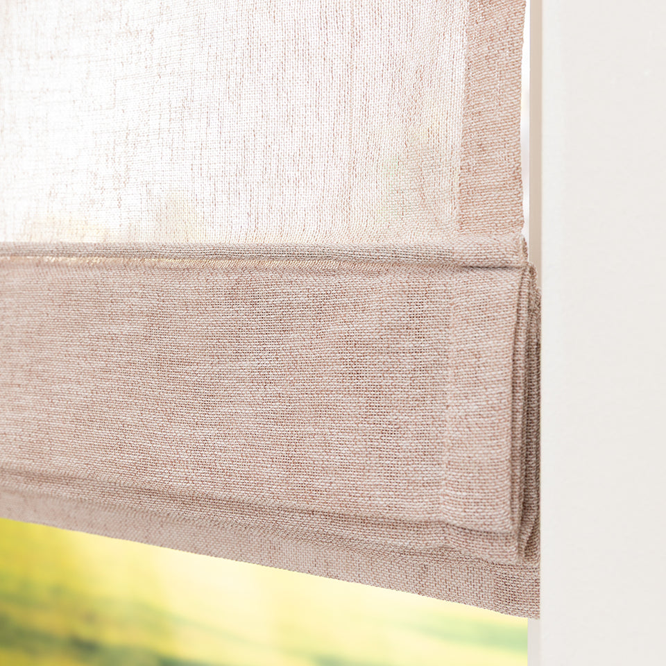 Vouwgordijn Cloud - Nude