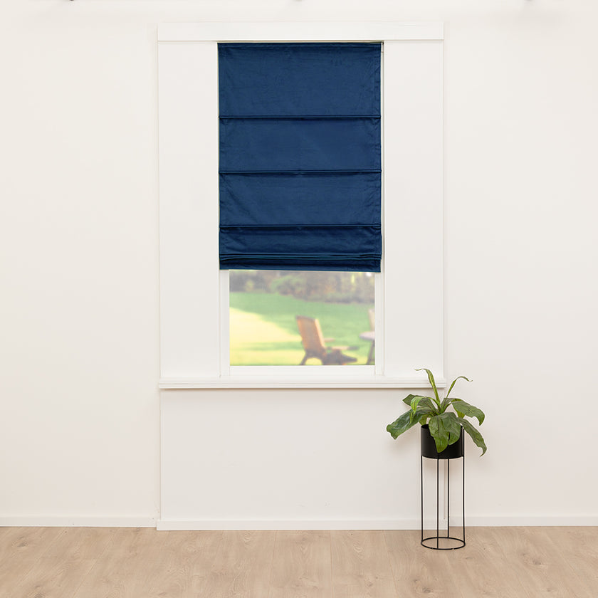 Vouwgordijn Prime - Navy Blauw