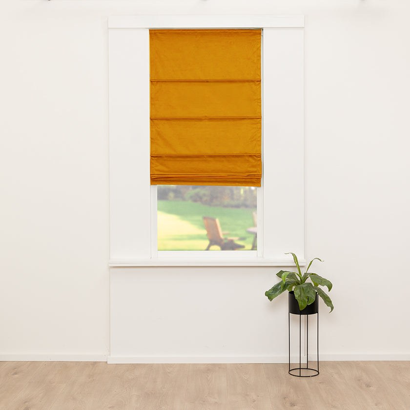 Vouwgordijn Prime - Oker Geel