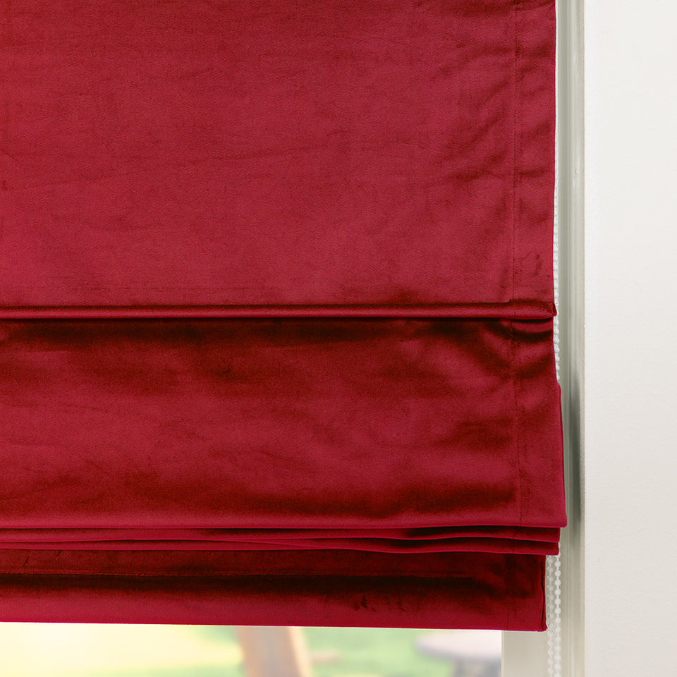 Vouwgordijn Prime - Bordeaux Rood