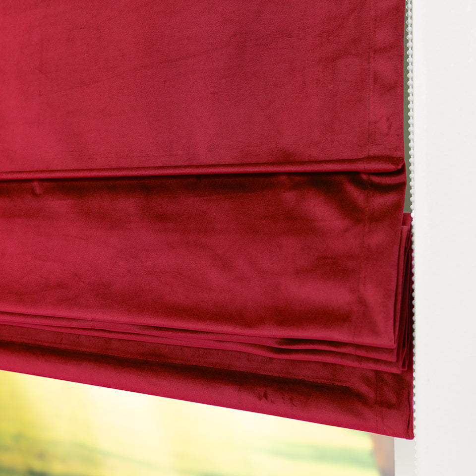 Vouwgordijn Prime - Bordeaux Rood