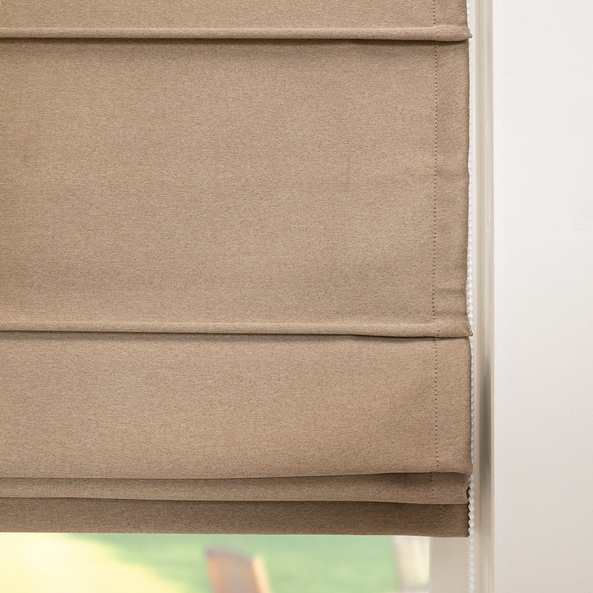 Vouwgordijn Moon - Goud Bruin