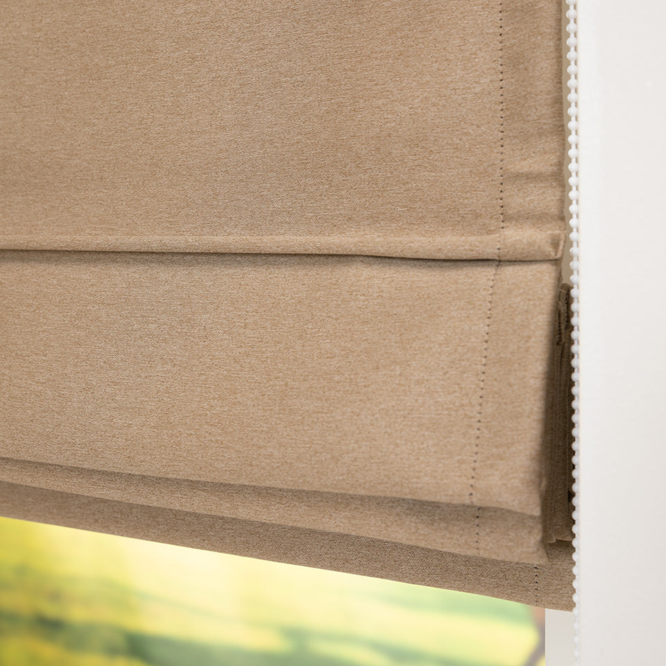 Vouwgordijn Moon - Goud Bruin