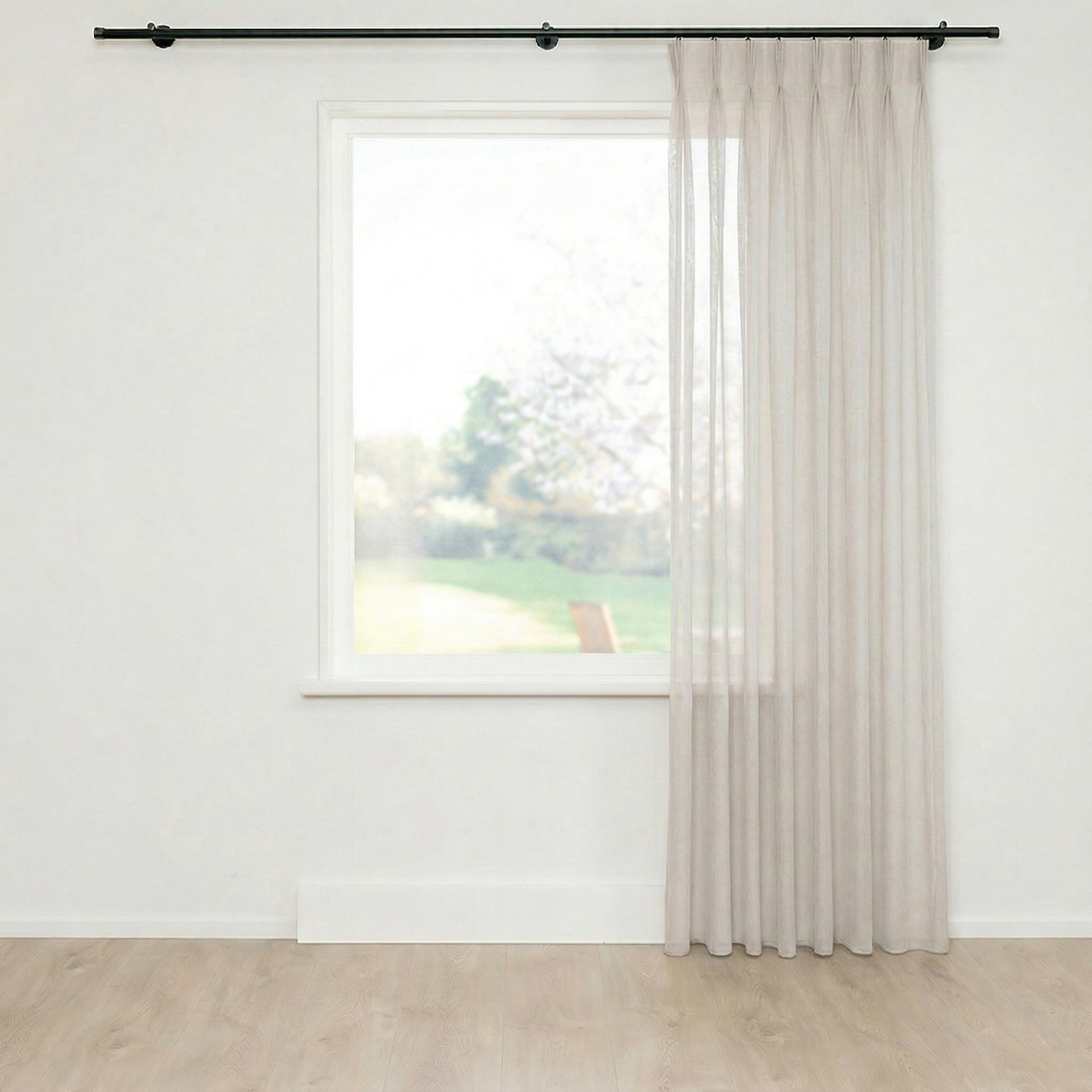Gordijn Mara Licht Grijs 150 x 315 cm | Kant & Klaar