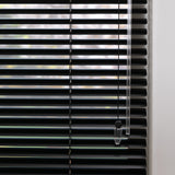 Aluminium jaloezie Jalu - Zwart - 25 mm