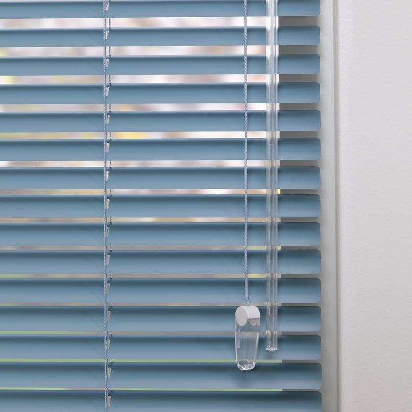 Aluminium jaloezie Jalu - Zee Blauw - 25 mm