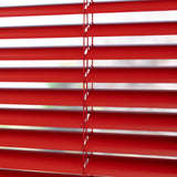 Aluminium jaloezie Jalu - Rood - 25 mm