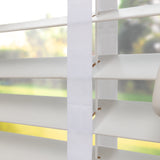 Houten jaloezie Lato - Off White - Abachi - 50 mm