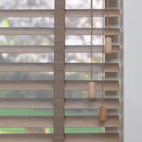 Houten jaloezie Lato - Lichtbruin - Abachi - 50 mm
