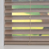 Houten jaloezie Lato - Lichtbruin - Abachi - 50 mm