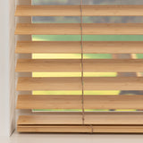 Houten jaloezie Lato - Goudbruin - Bamboo - 50 mm
