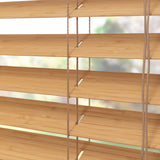 Houten jaloezie Lato - Goudbruin - Bamboo - 50 mm