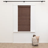 Houten jaloezie Lato - Koffie bruin - Bamboo - 50 mm