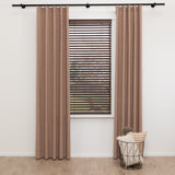 Houten jaloezie Lato - Koffie bruin - Bamboo - 50 mm
