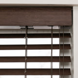 Houten jaloezie Lato - Koffie bruin - Bamboo - 50 mm