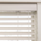 Houten jaloezie Lem - Off White - Lindehout - 50 mm