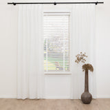 Houten jaloezie Lem - Off White - Lindehout - 50 mm