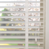 Houten jaloezie Lem - Off White - Lindehout - 50 mm