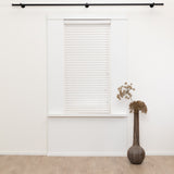 Houten jaloezie Lem - Off White - Lindehout - 50 mm